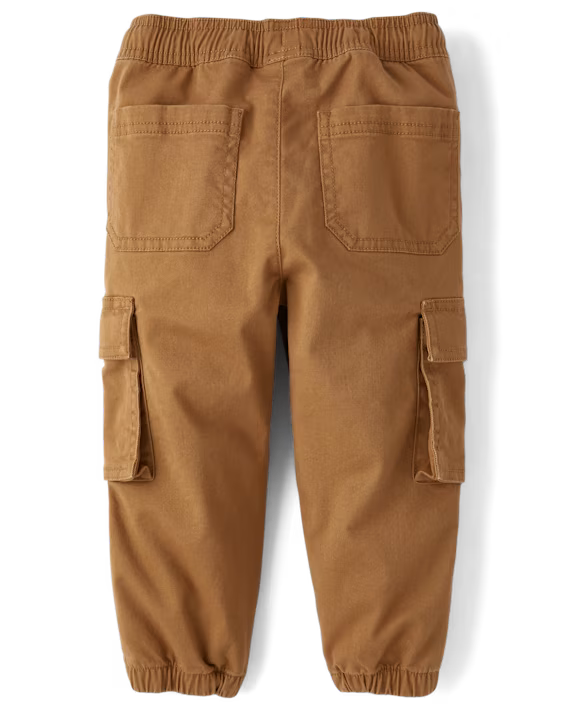 Pantalones jogger cargo elásticos marrón - The Children’s Place