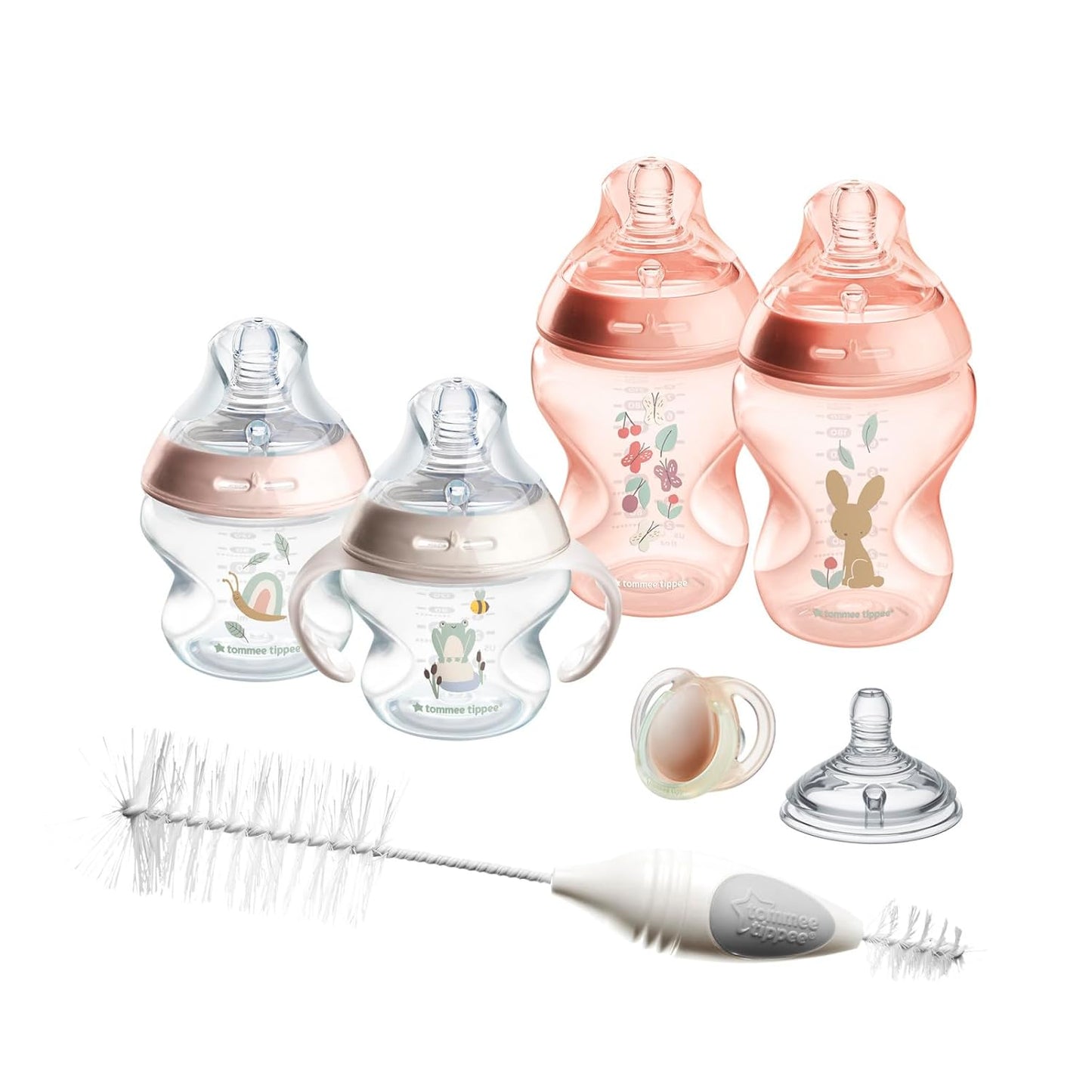 Gift set Biberones Tommee Tippee natural 8piezas Rosado