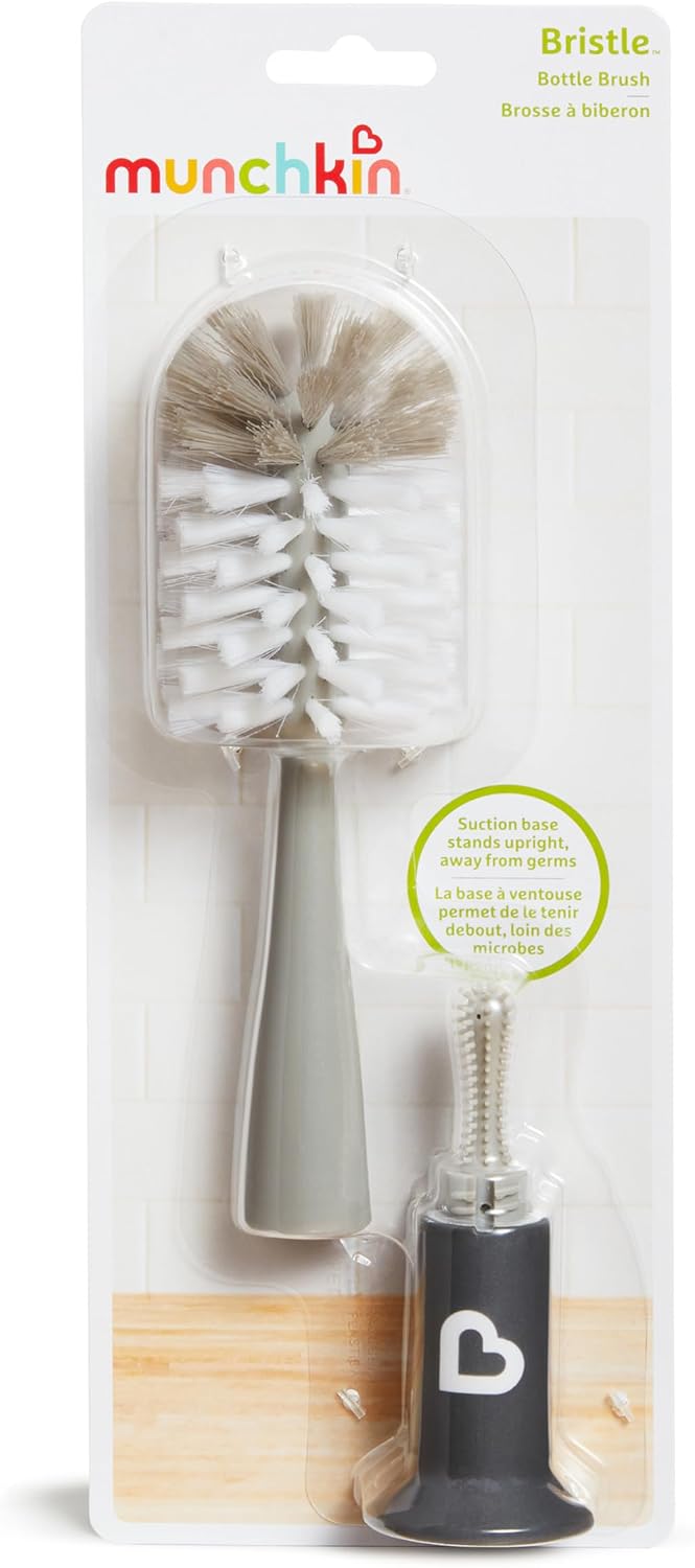 Cepillo para biberones Munchkin® Bristle™, gris