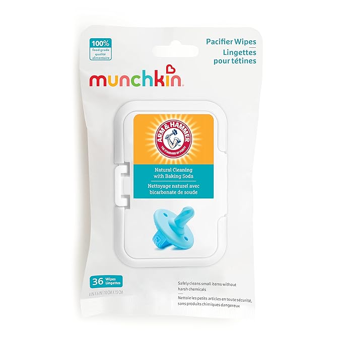 Toallitas para chupetes Munchkin Arm & Hammer, 36 toallitas, 1 paquete