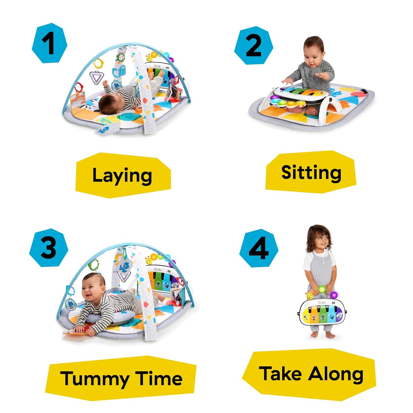 Gimnasio de actividades Baby Einstein 4 en 1