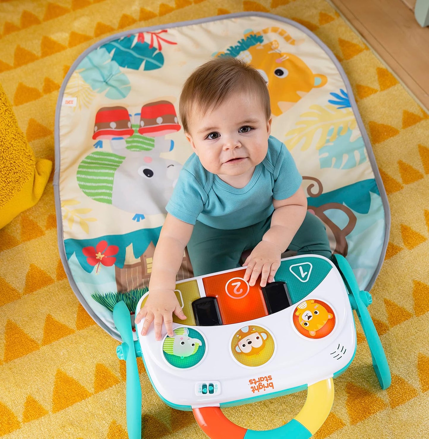Gimnasio de piano Bright Starts 4 en 1