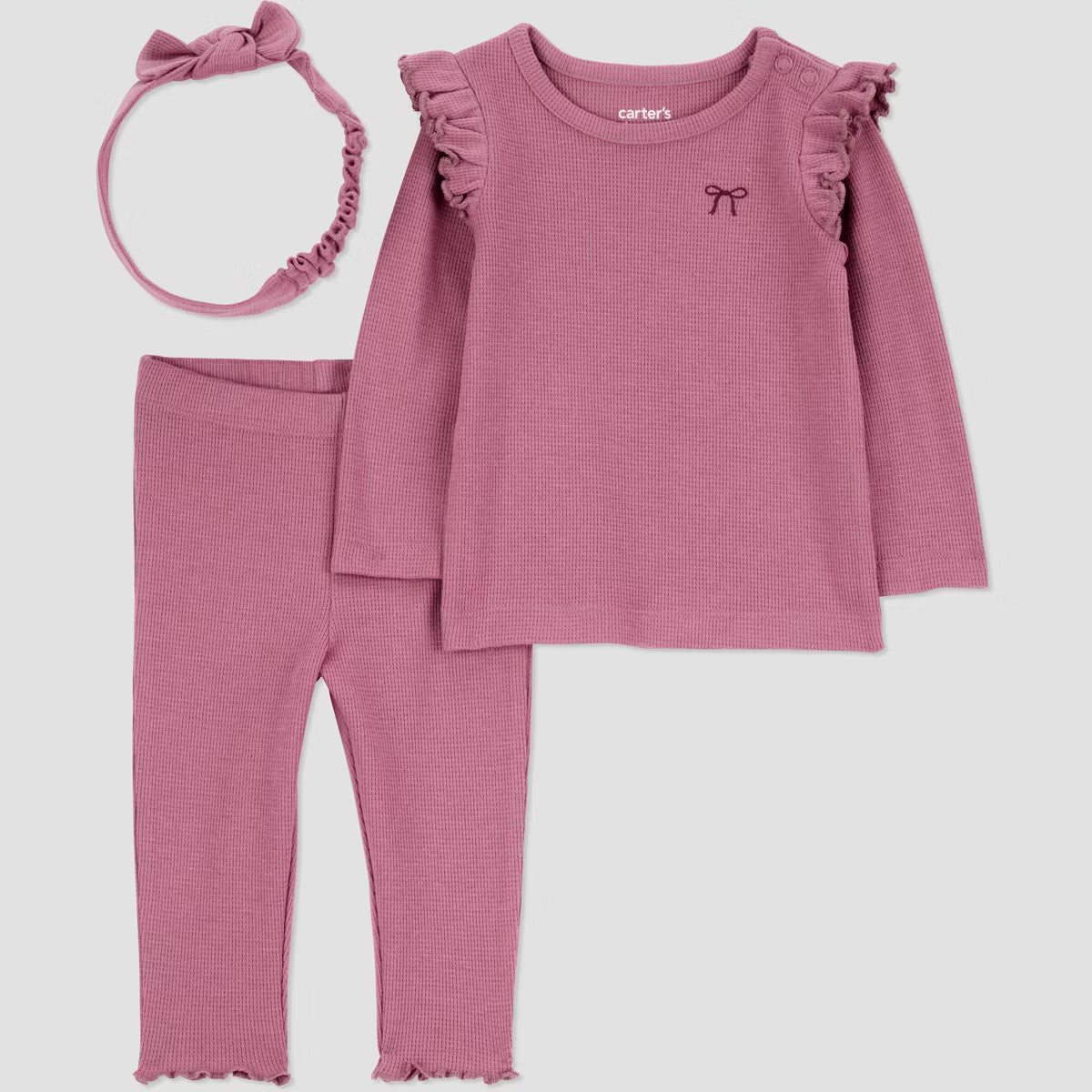 Conjunto de 3 piezas para bebé niña Carter's