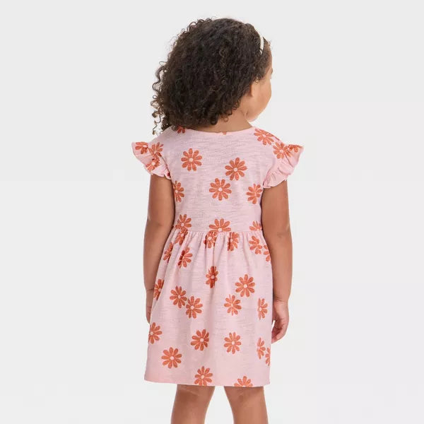 Vestido de margaritas para niña pequeña - Cat & Jack™ Melocotón