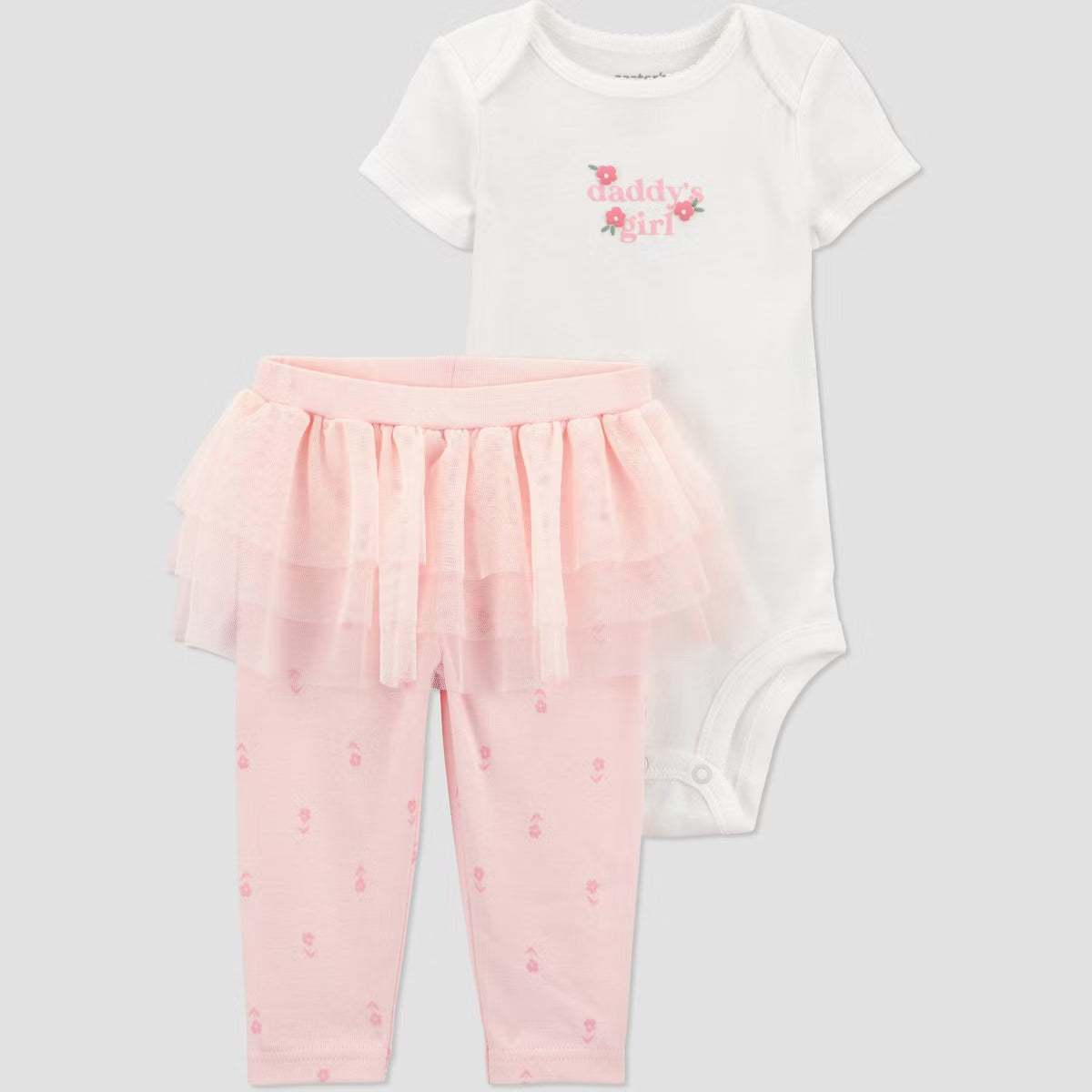 Conjunto de 2 piezas para bebé niña Carter's- Tutu rosado