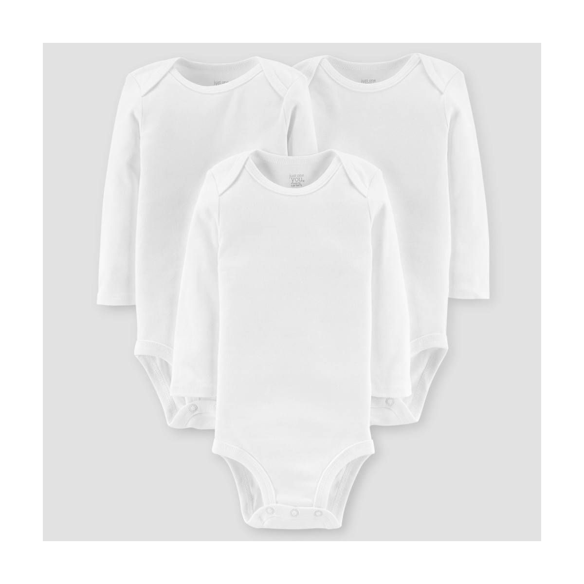 Mamelucos Carter´s manga larga blancos