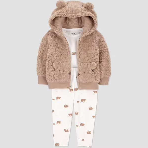 Conjunto de 3 piezas para bebé niño Carter's