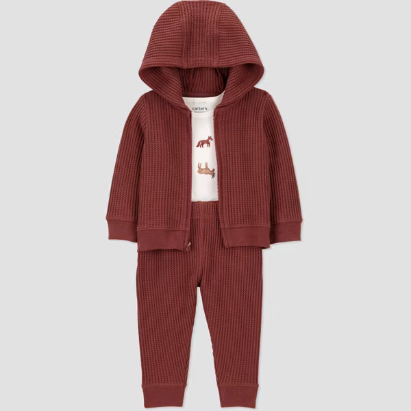 Conjunto de de 3 piezas térmicas para bebé niño Carter's