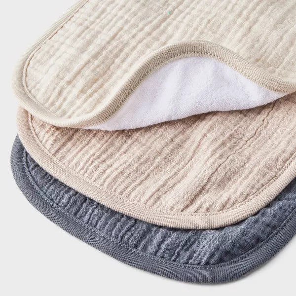 Paños básicos de muselina para eructar para bebé (paquete de 3) - Cloud Island