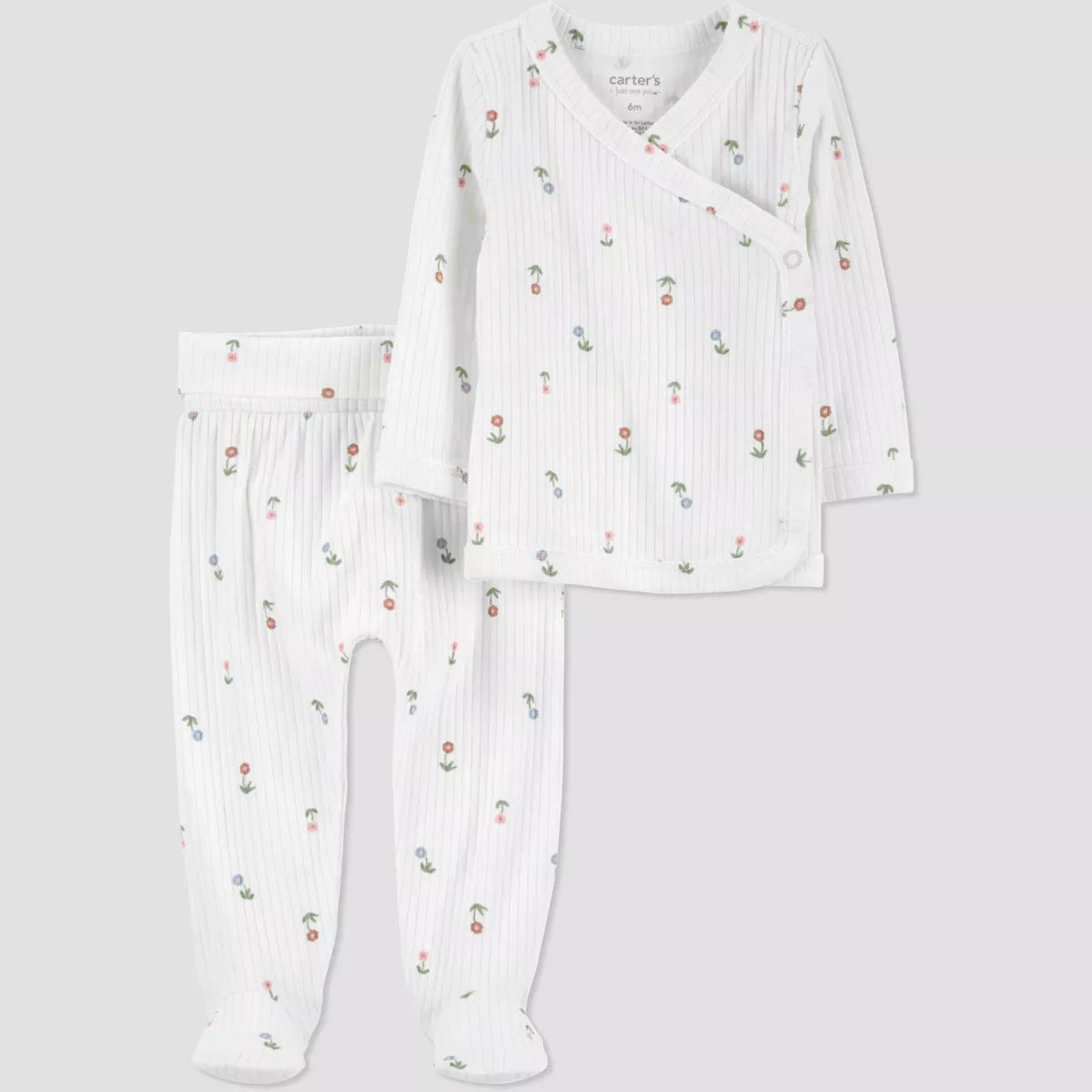 Set de Carters 2 piezas Floral