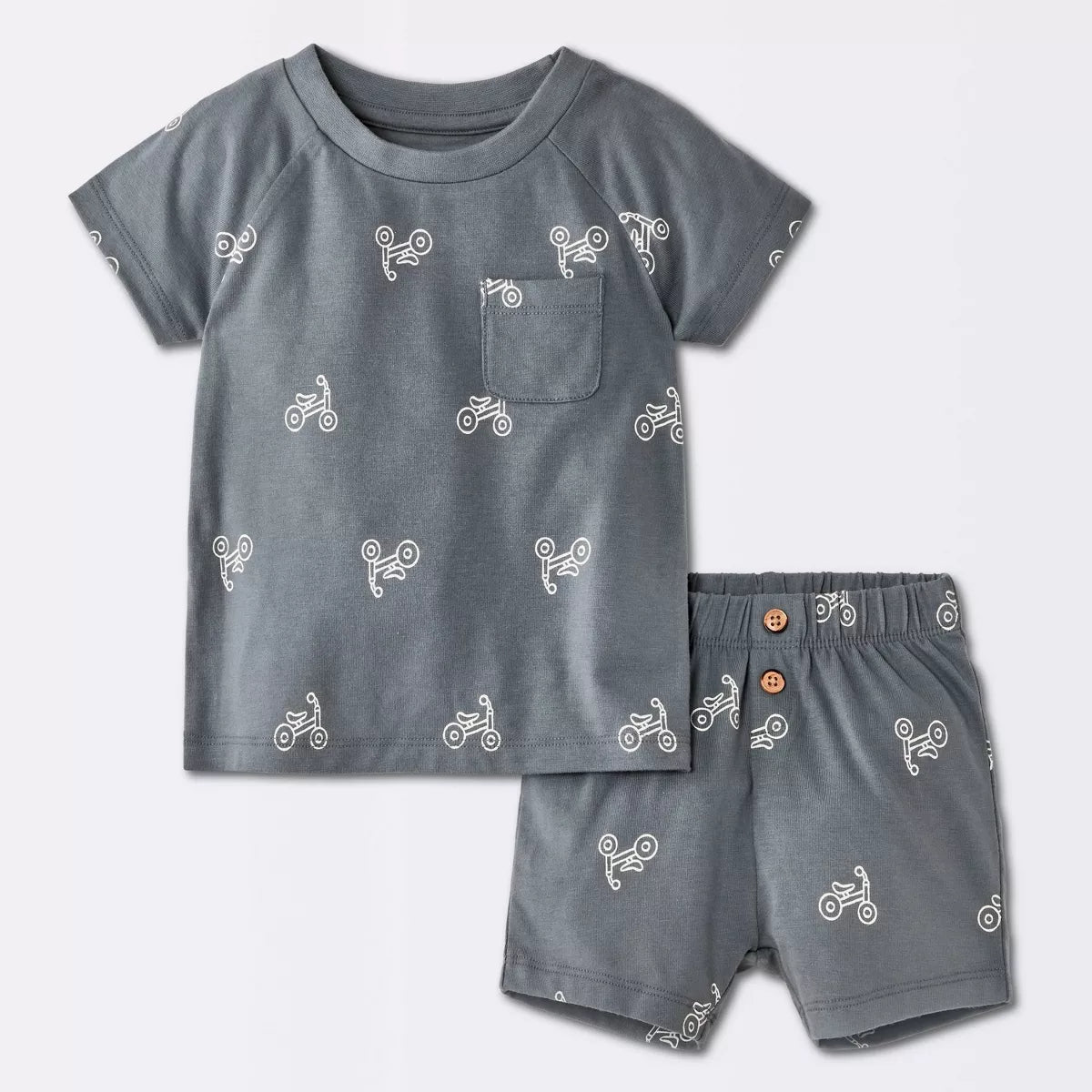 Conjunto de 2 piezas para bebé niño Cloud Island