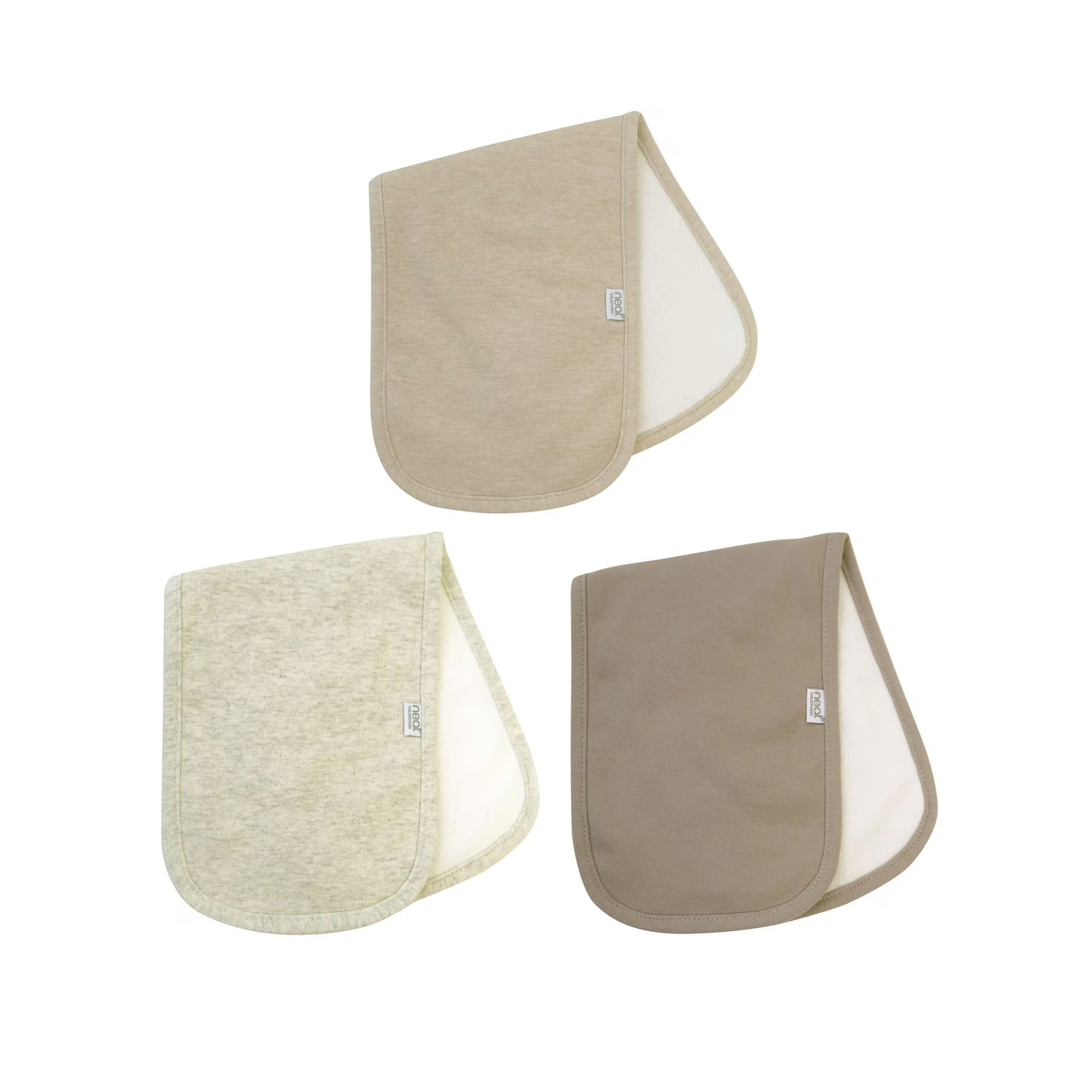 Paquete de 3 paños para eructo unisex para recién nacidos de Neat Solution