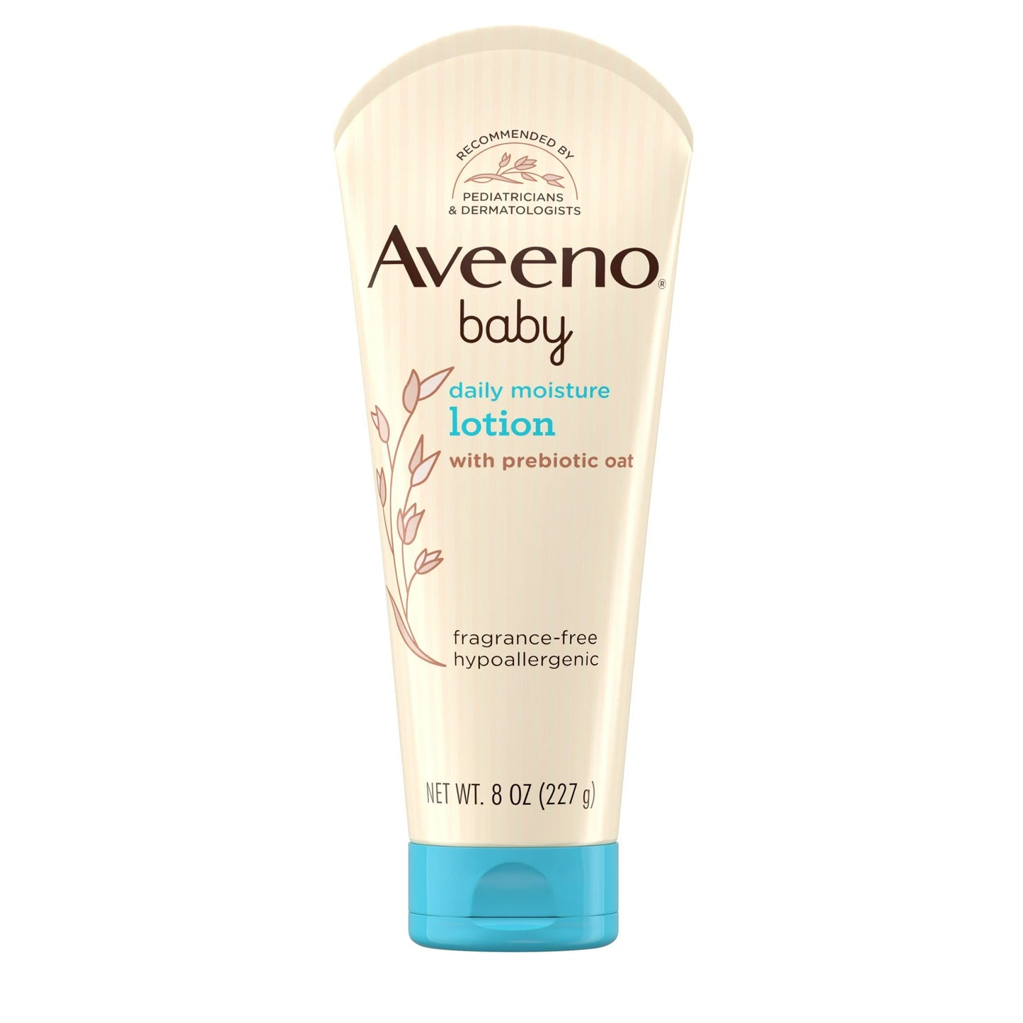 Aveeno Baby Loción corporal hidratante diaria para bebés y niños pequeños con avena nutritiva, 8 fl oz