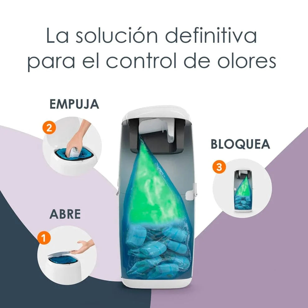 Basurero Contenedor de pañales Compact Pail - Diaper Genie