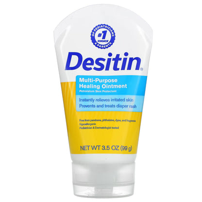 Ungüento multiusos Desitin para bebés con vaselina blanca para piel seca - 3.5 oz