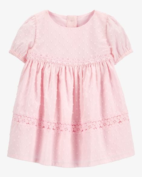 OshKosh B'gosh Vestido Babydoll con Textura - Rosa