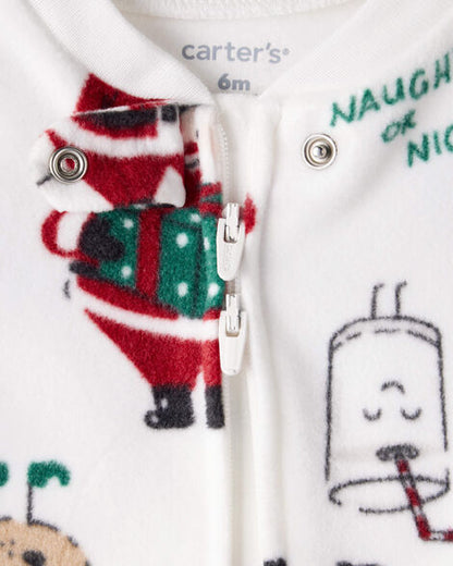 Pijama Navideña De Santa Milk & Cookies Carter's