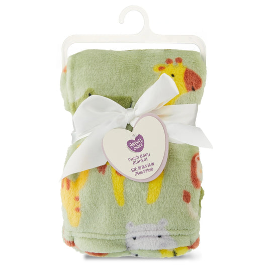 Colcha de Felpa para Bebé con Estampado Safari