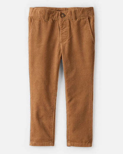 Pantalón De Corduroy café Carter's