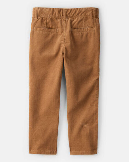 Pantalón De Corduroy café Carter's
