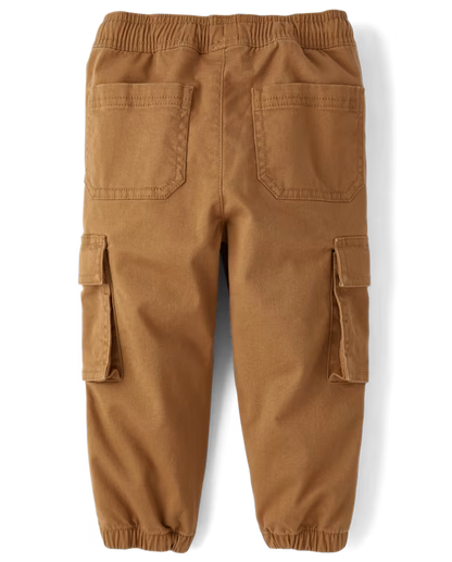 Pantalones jogger cargo elásticos marrón - The Children’s Place