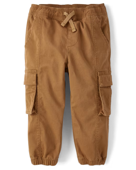 Pantalones jogger cargo elásticos marrón - The Children’s Place