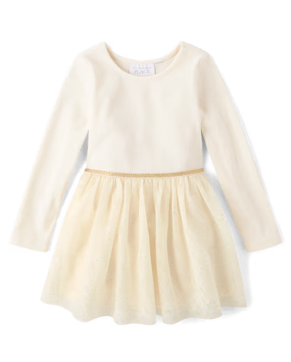 Vestido de tutú blanco - The Children’s Place