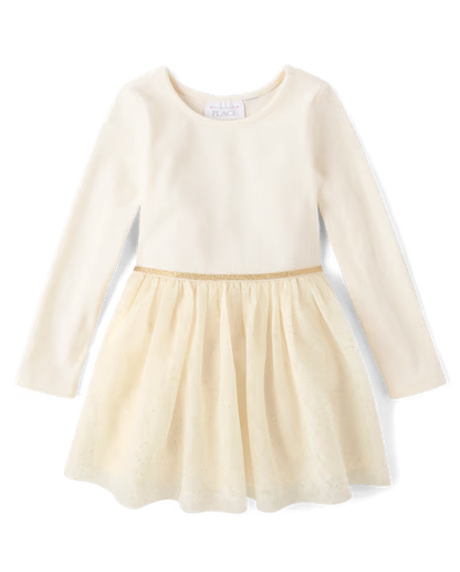 Vestido de tutú blanco - The Children’s Place