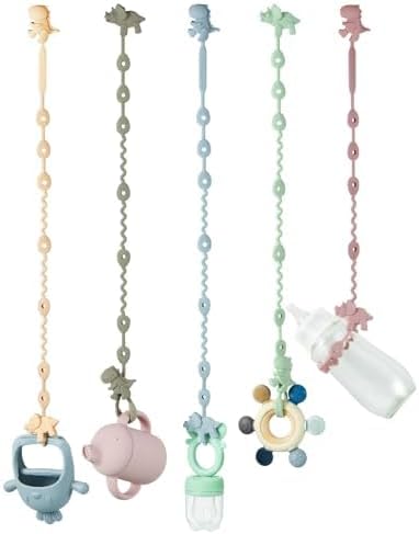 PandaEar Paquete de 5 correas de silicona multiusos, sin BPA