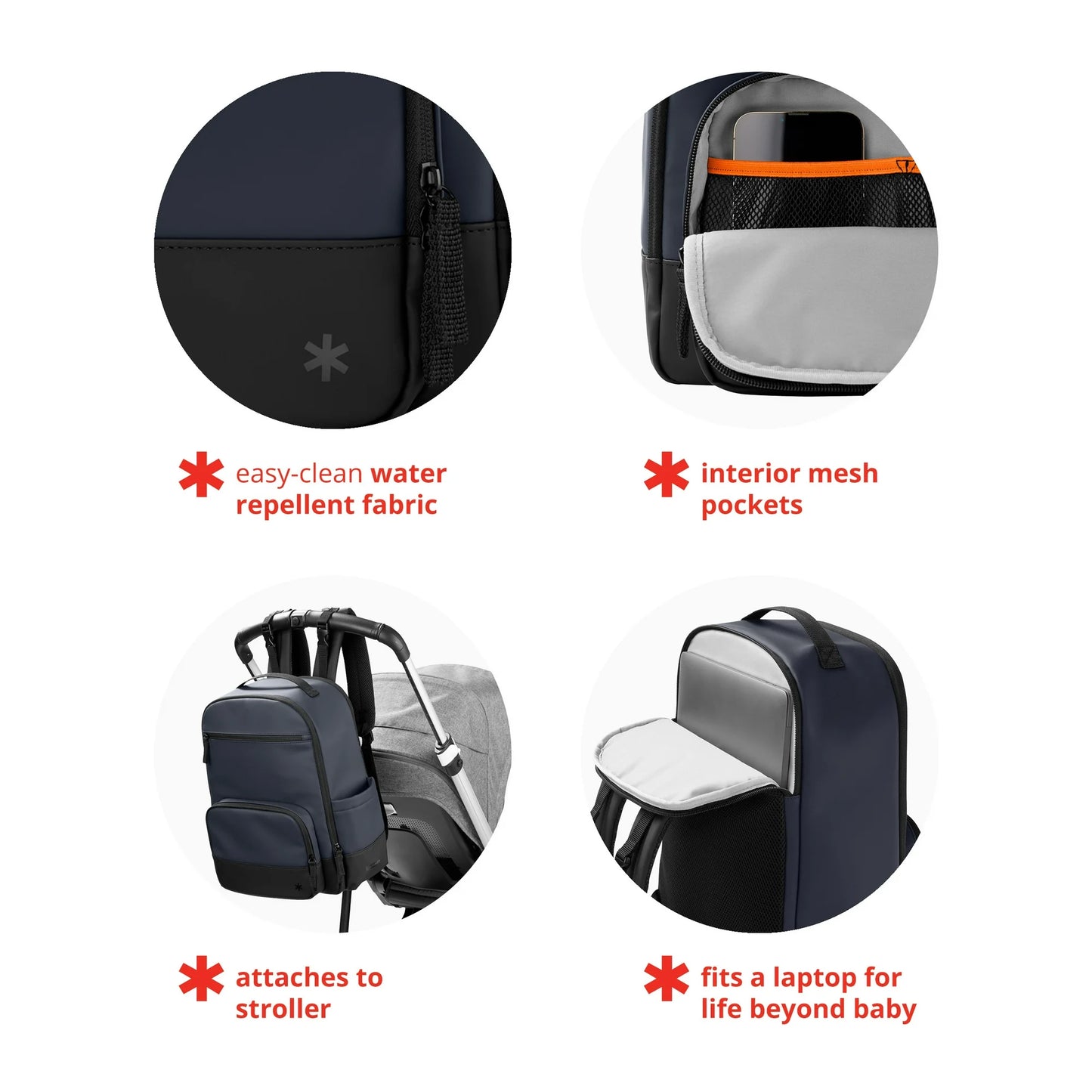 Mochila Skip Hop multifuncional para bebés con cambiador