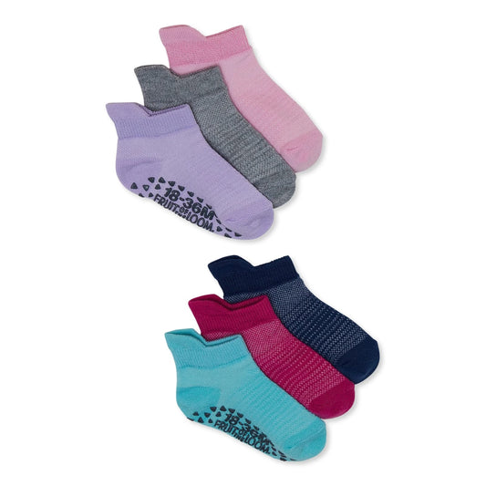 Calcetines para niña Fruit of the Loom, paquete de 6