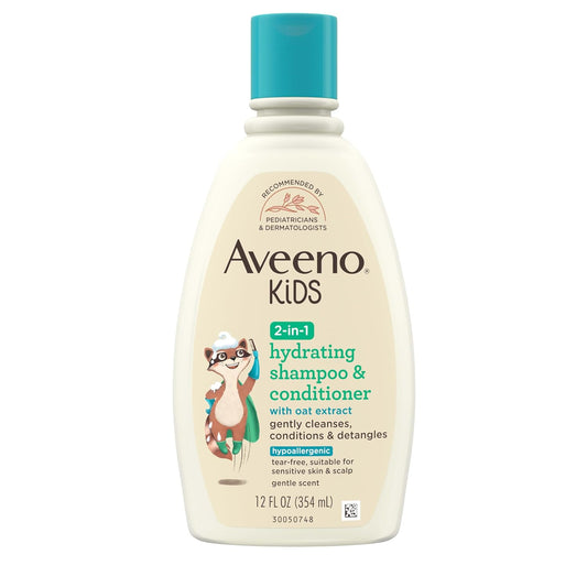 Aveeno Kids Champú y acondicionador hidratante 2 en 1