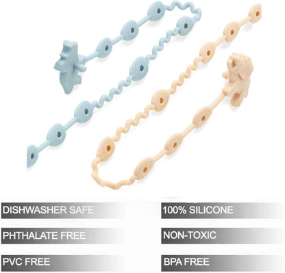 PandaEar Paquete de 5 correas de silicona multiusos, sin BPA