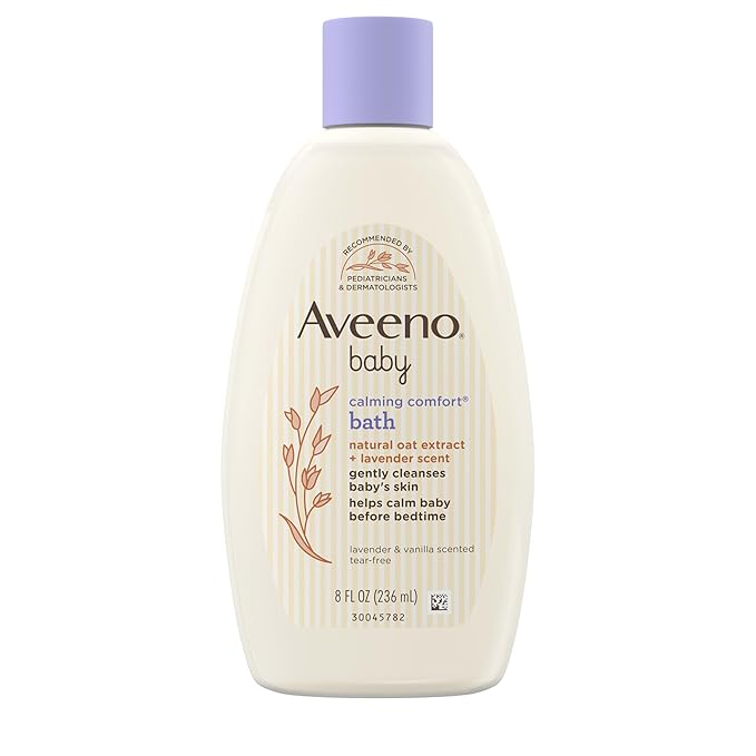 Gel de baño Aveeno Baby Calming Comfort, lavanda y vainilla, 236 ml
