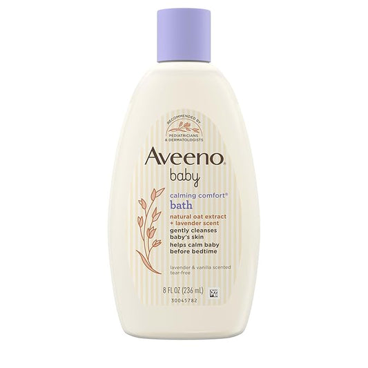 Gel de baño Aveeno Baby Calming Comfort, lavanda y vainilla, 236 ml