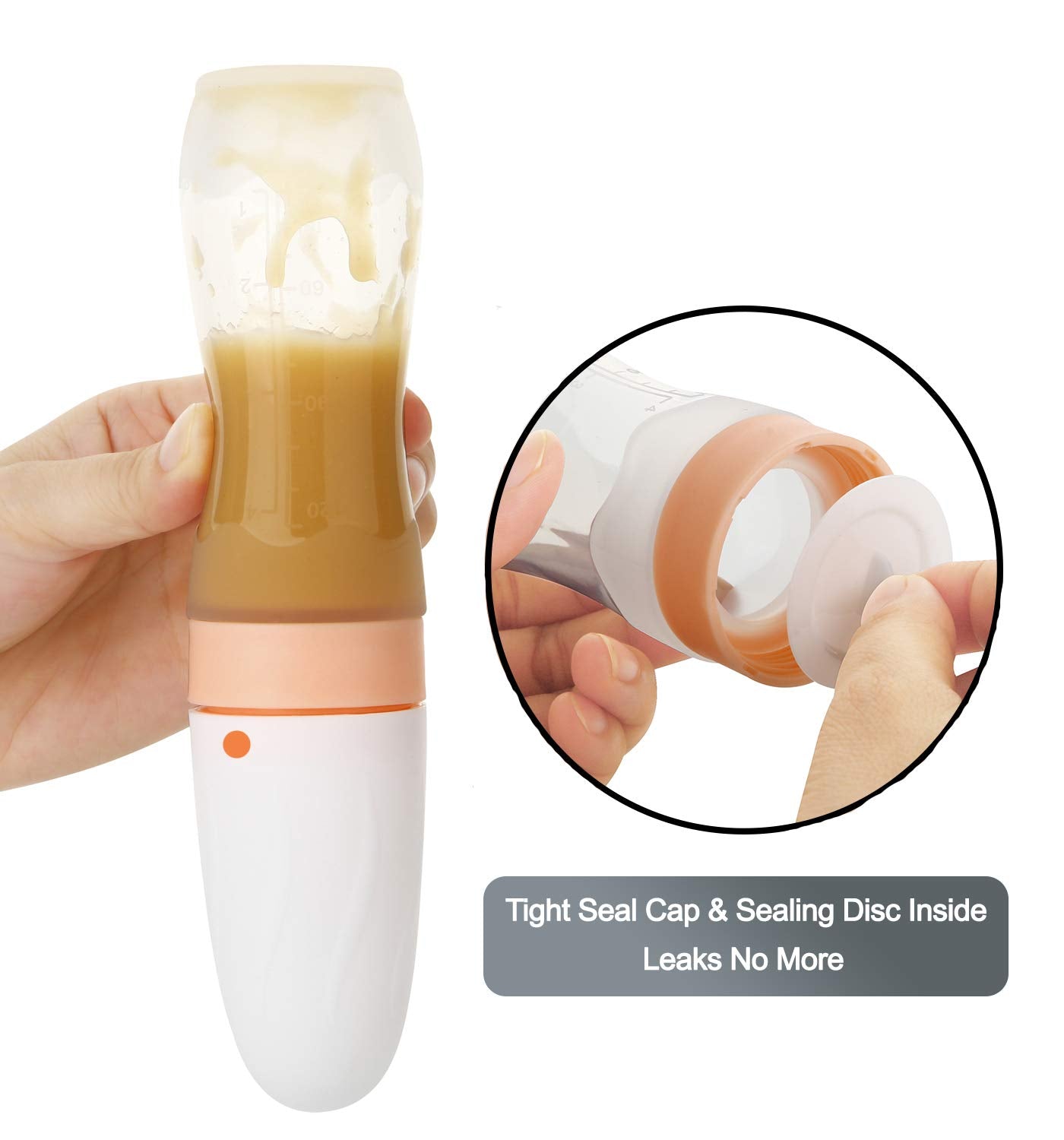 Cuchara dispensadora de comida para bebés (Paquete de 2)