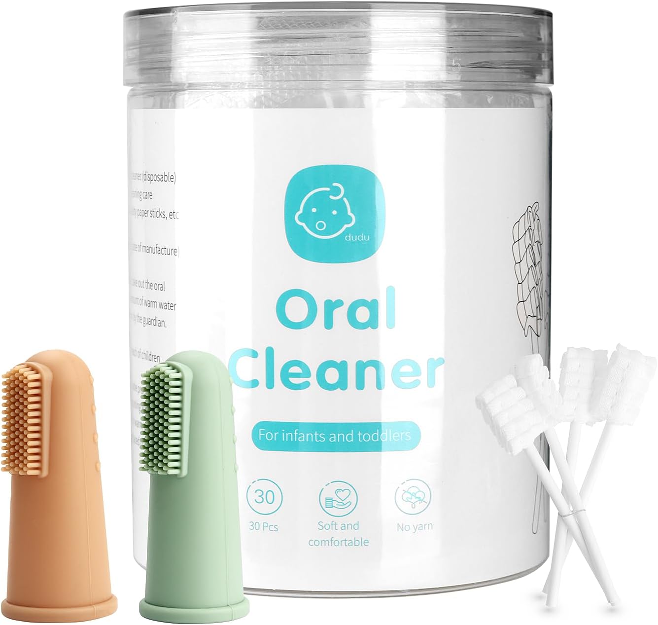 Kit de limpieza bucal con limpiador de lengua para bebés