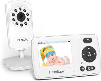 Monitor de video para bebés HelloBaby con cámara digital y audio