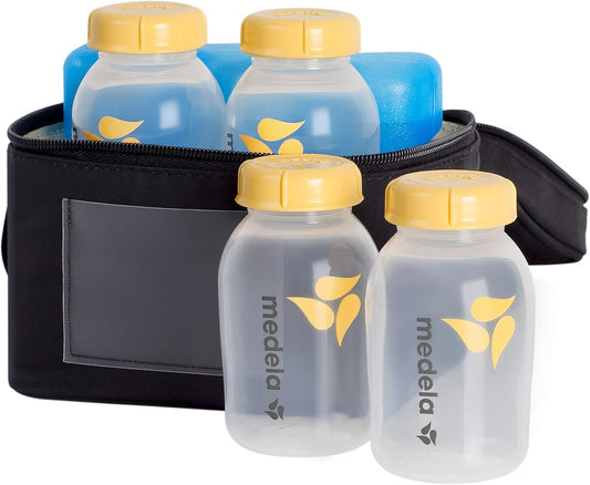 Bolsa térmica + botes recolectores para leche materna Medela