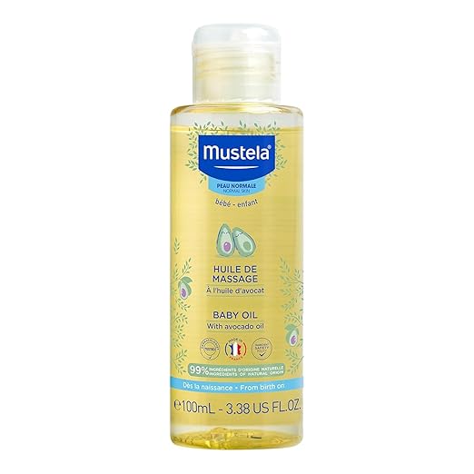 MUSTELA Aceite para Masaje con Aceite de Aguacate