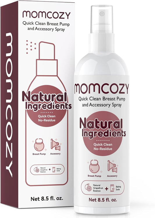 Spray limpiador portátil para extractores de leche Momcozy