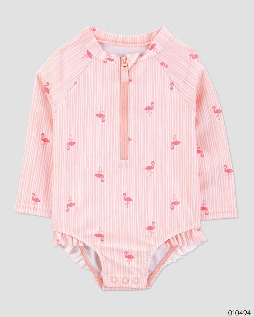 Traje de baño carter´s niña flamencos