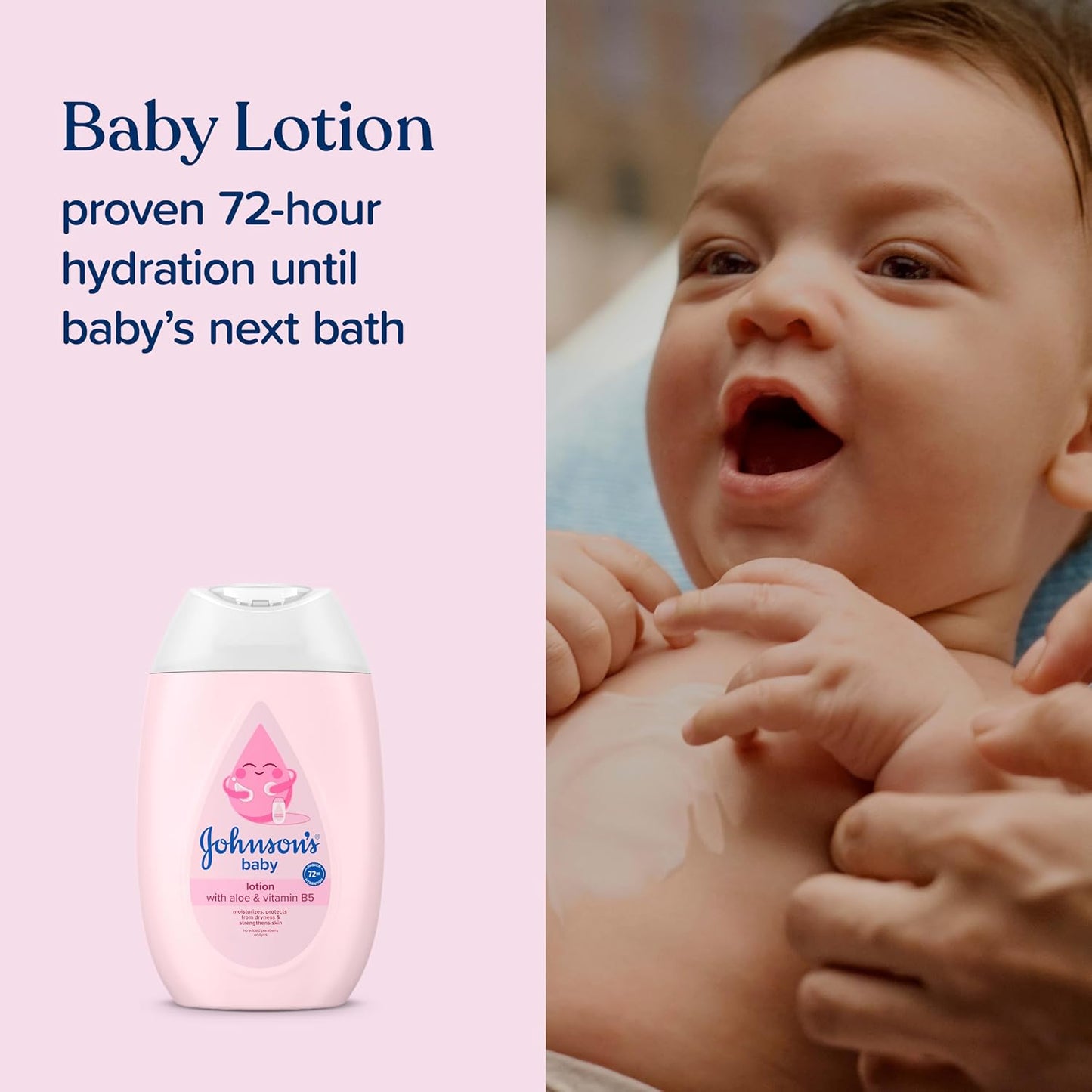 Johnson's Baby First Touch Baby Essentials Set de regalo con gel de baño y champú, loción corporal y pasta de óxido de zinc para la piel delicada del bebé, hipoalergénico, sin parabenos ni tintes añadidos