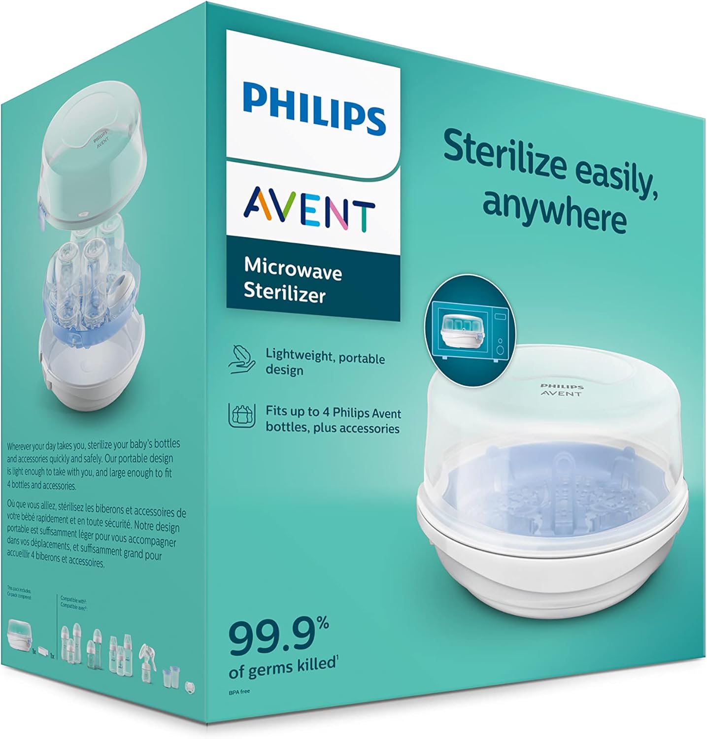 Esterilizador de vapor de microondas AVENT Philips