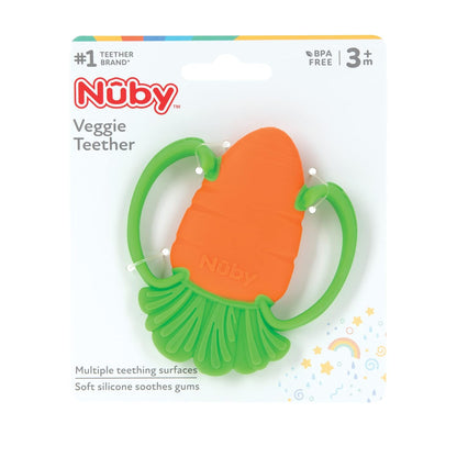 Mordedor Silicona Nuby Veggie | Zanahoria Libre BPA