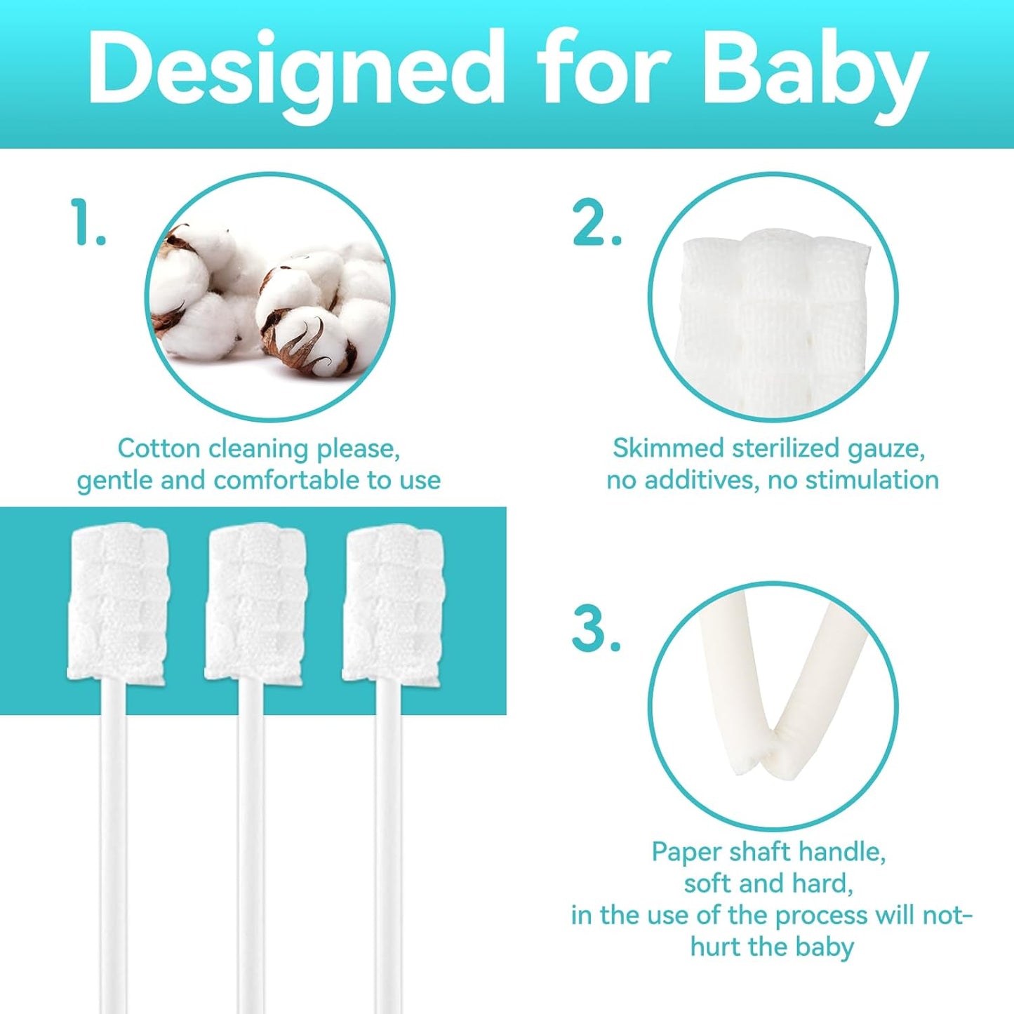 Kit de limpieza bucal con limpiador de lengua para bebés