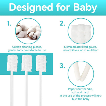Kit de limpieza bucal con limpiador de lengua para bebés