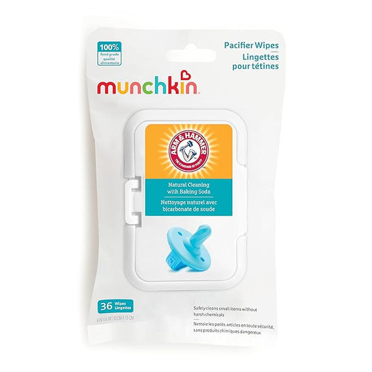 Toallitas para chupetes Munchkin Arm & Hammer, 36 toallitas, 1 paquete
