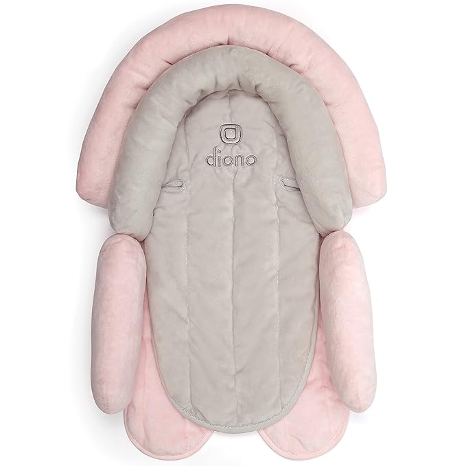 Almohada Diono Cuddle Soft 2 en 1 para cabeza, cuello y cuerpo de bebé recién nacido