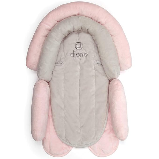 Almohada Diono Cuddle Soft 2 en 1 para cabeza, cuello y cuerpo de bebé recién nacido